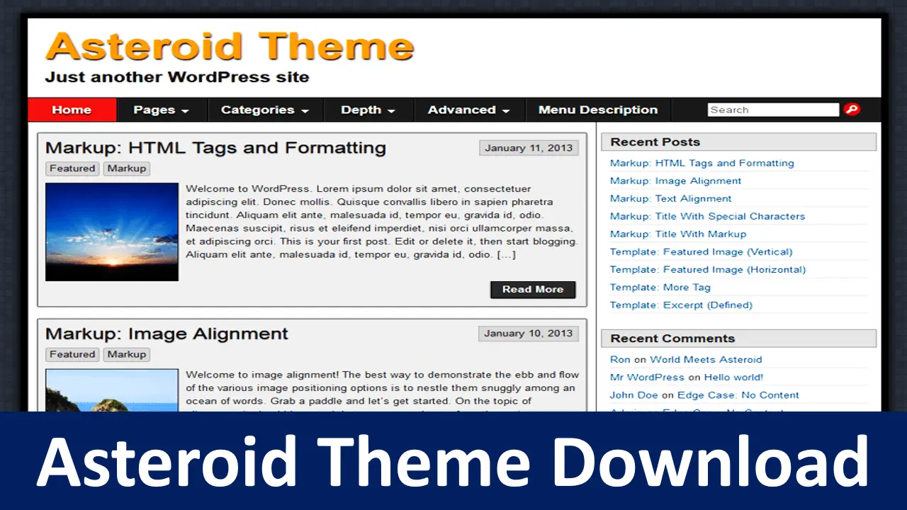 asteroid theme,