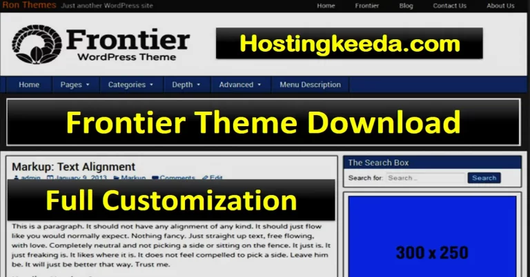frontier theme download,
