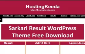 sarkari result wordpress theme free download,